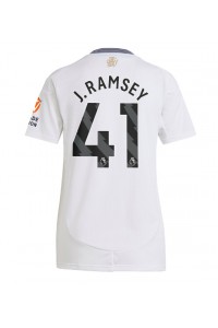 Aston Villa Jacob Ramsey #41 Voetbaltruitje Uit tenue Dames 2024-25 Korte Mouw